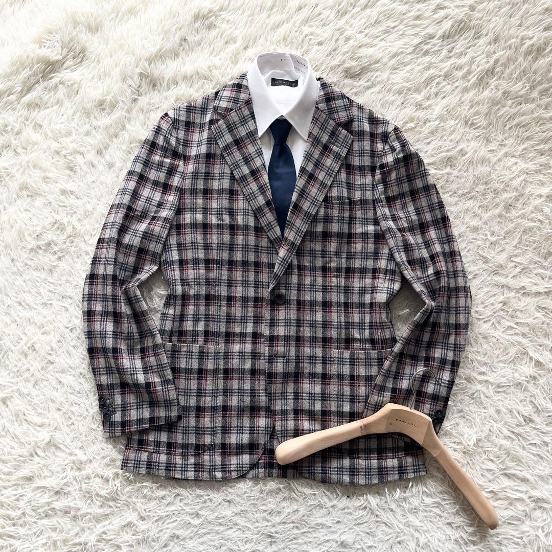 <極美品>BOGLIOLI dover カシミヤウール ジャケット サイズ50