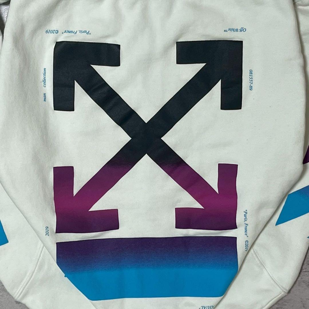 Off-White オフホワイト ジップアップ グラデーション XXS パーカー