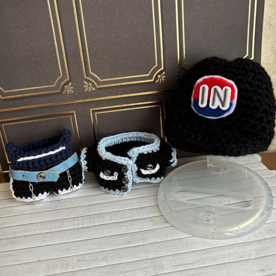 ゆうち様⓵⓶skzoo10cmぬいぐるみ用　衣装　4点