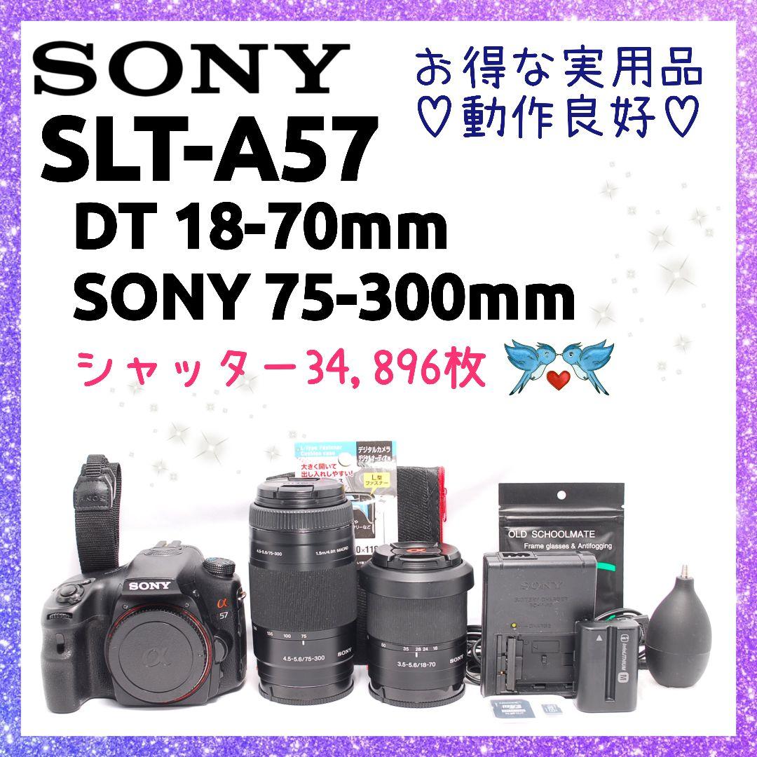 ❤即購入1000円OFF❤実用品❤ ソニー α57 超望遠レンズ ダブルズーム