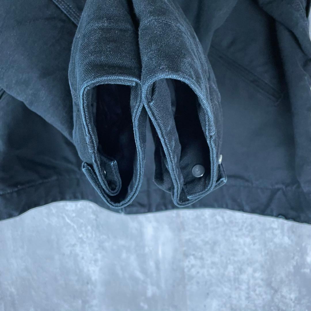 【USA製】Carharttカーハート デトロイトジャケット 希少ブラック レア