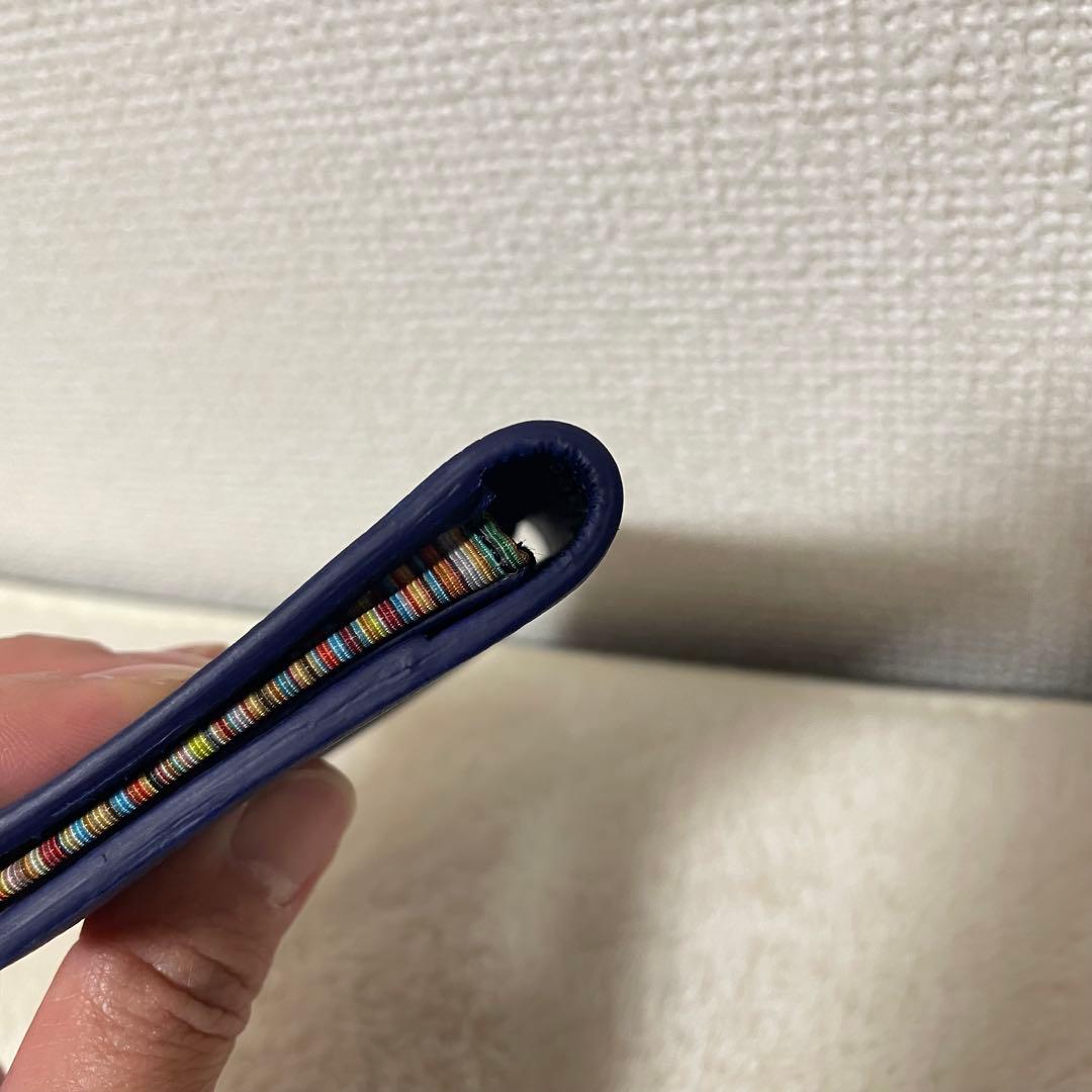 【美品】Paul Smith ネイビー 名刺入れ　カードケース　パスケース
