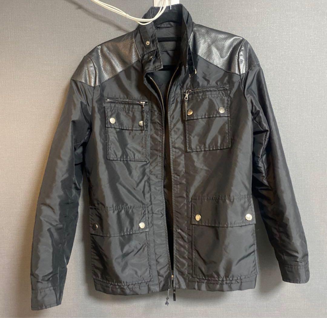 PRADAプラダ 00s ナイロン　レザー　ジャケット archive