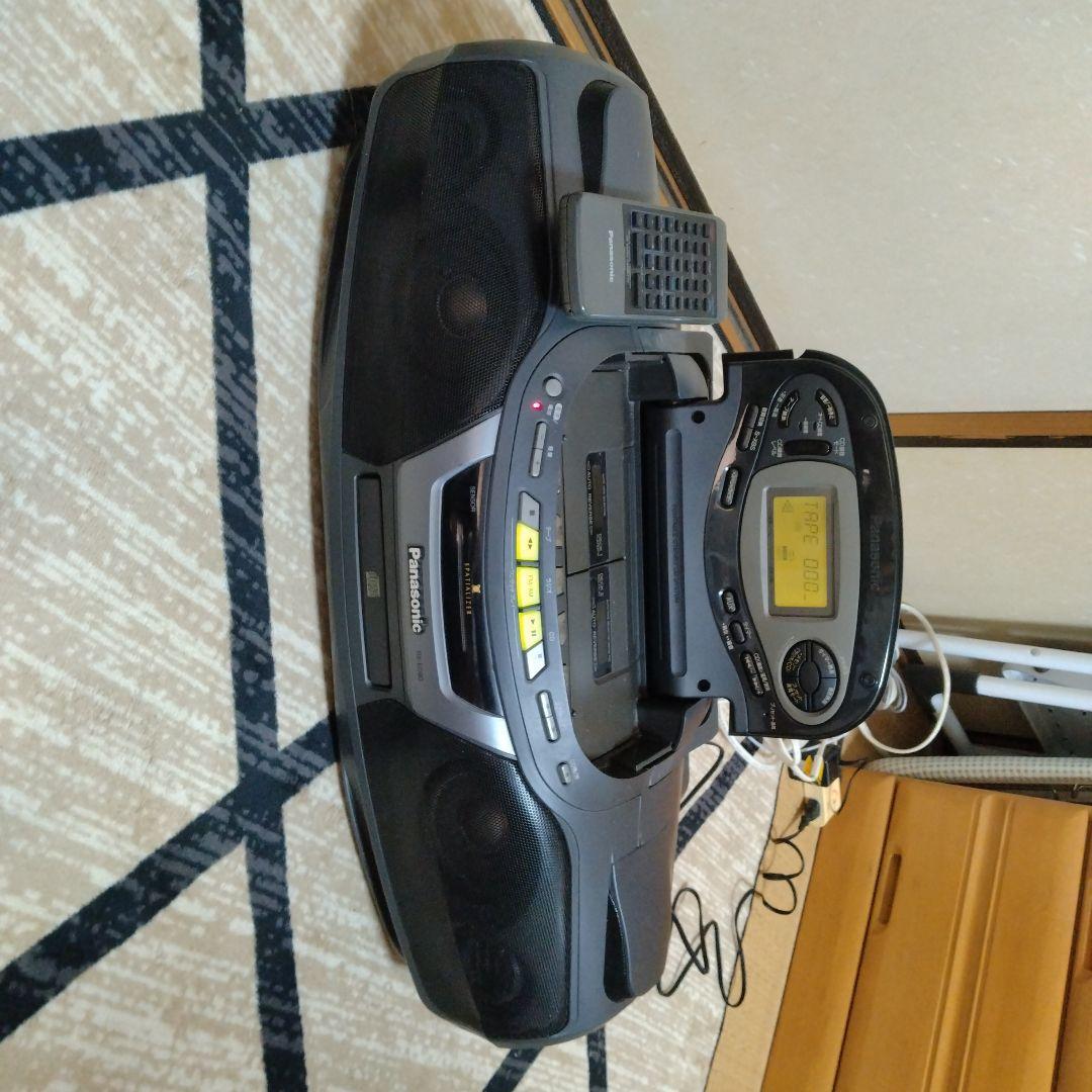 Panasonic CD・・カセットデッキ ブラック　RX-ED90
