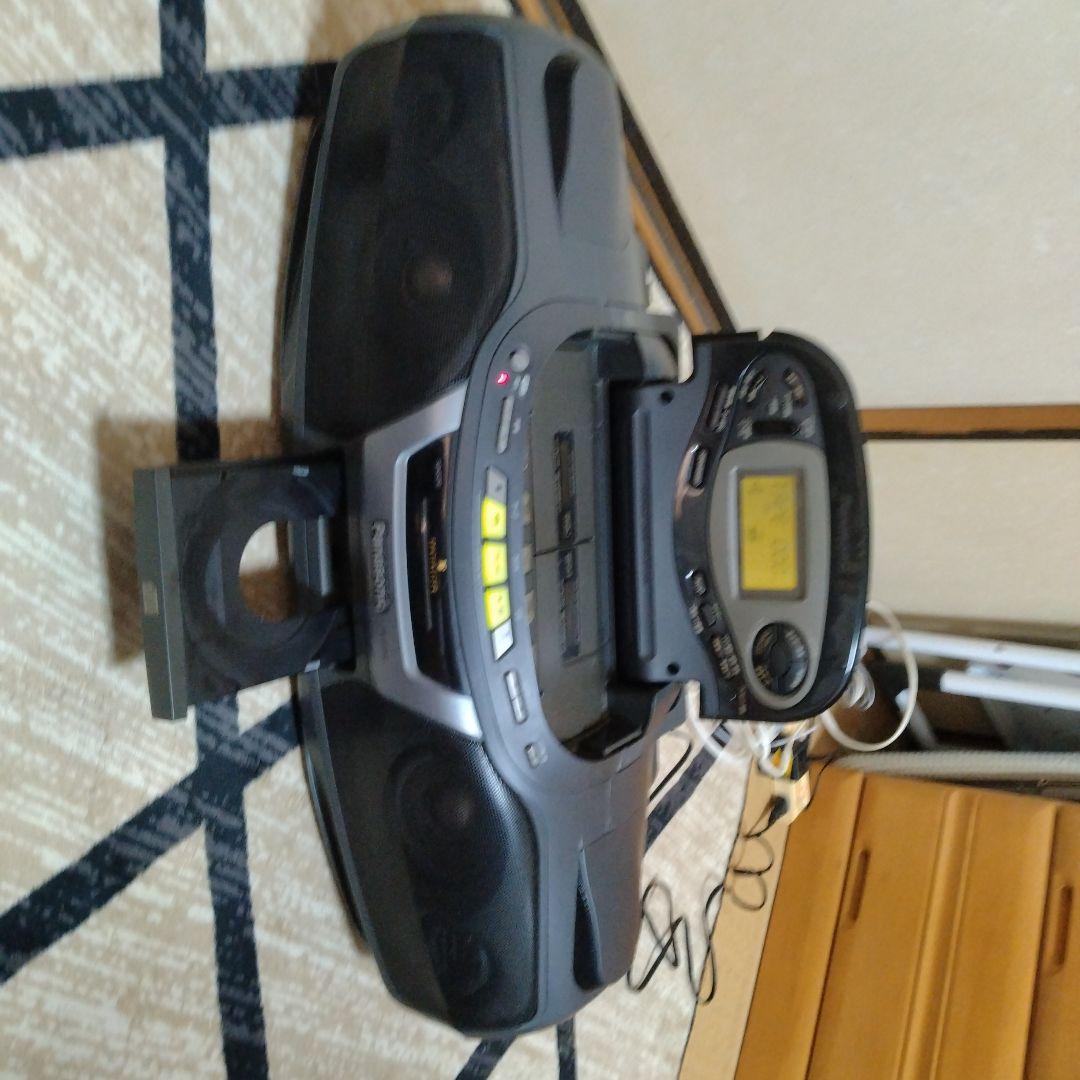 Panasonic CD・・カセットデッキ ブラック　RX-ED90