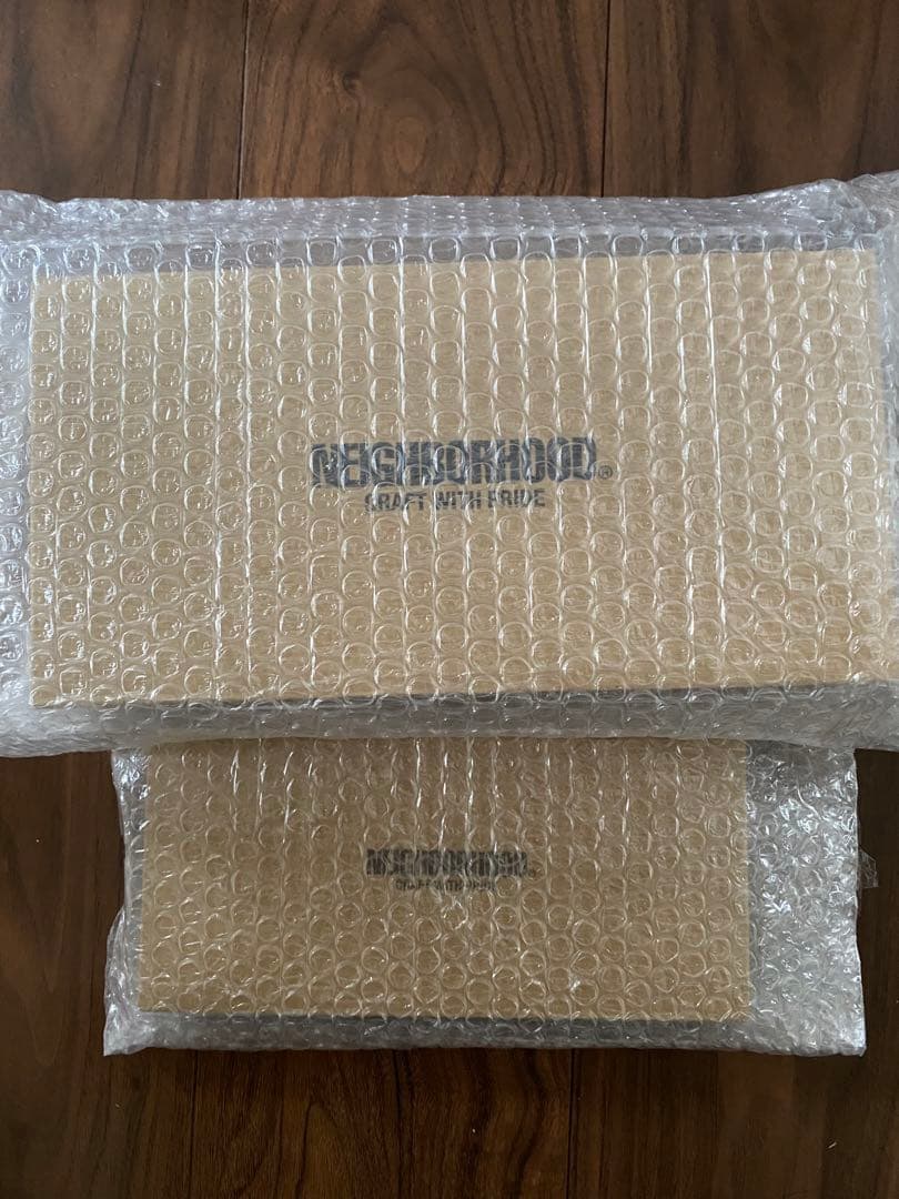 小物 NEIGHBORHOOD LOGO STEEL TRAY TISSUE CASE