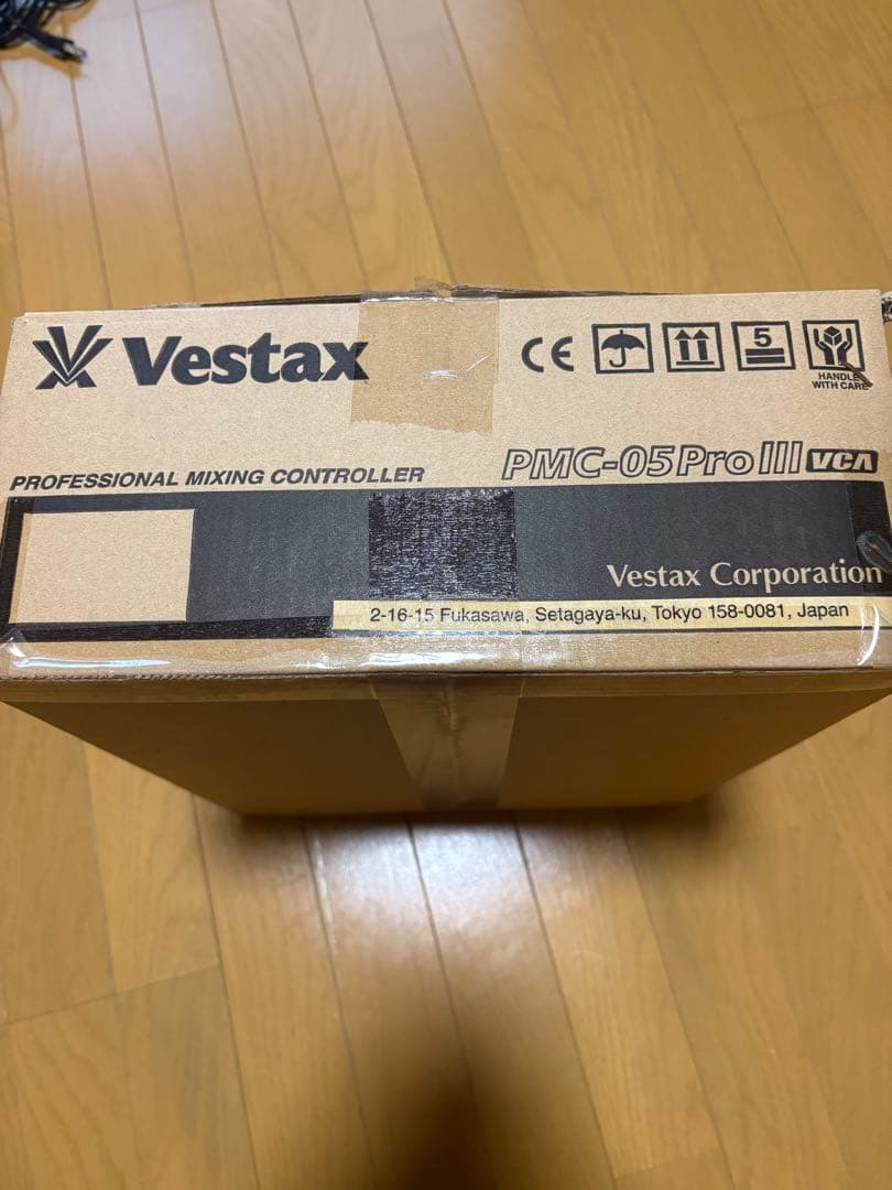 Vestax pmc-05 pro Ⅲ DJ ミキサー　純正アダプター付き