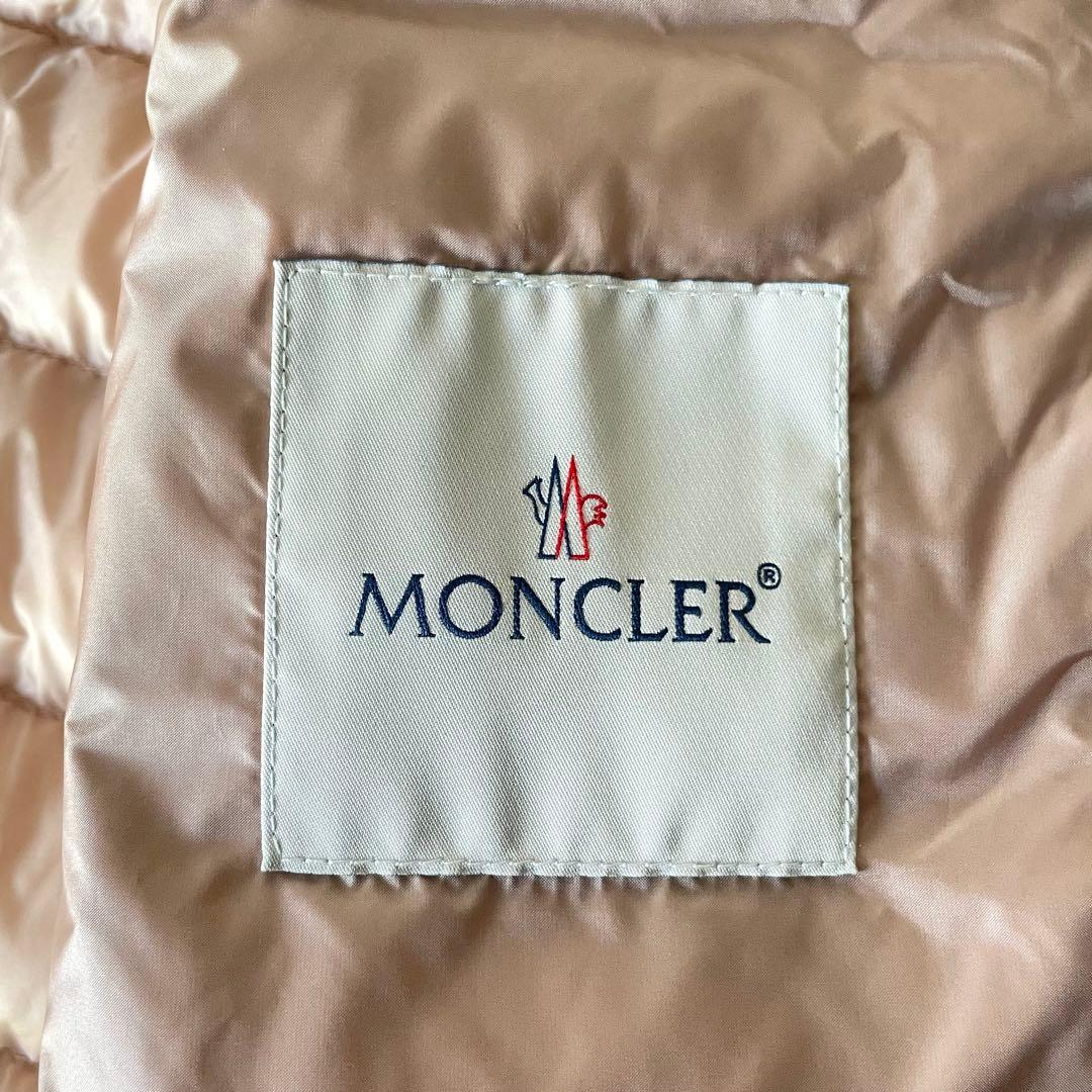 モンクレール　AMARANTE GILET ダウンベスト　ピンクベージュ系　1