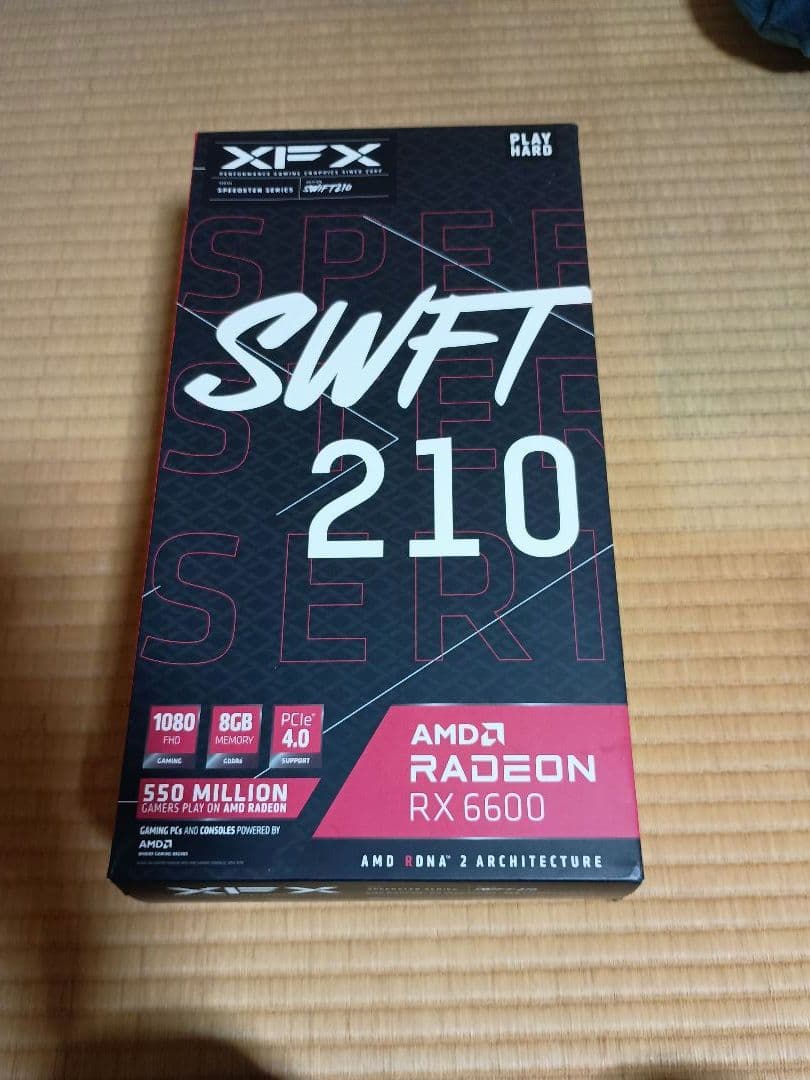 グラフィックボード・グラボ・ビデオカード xfx swft 210 RX 6600 8GB