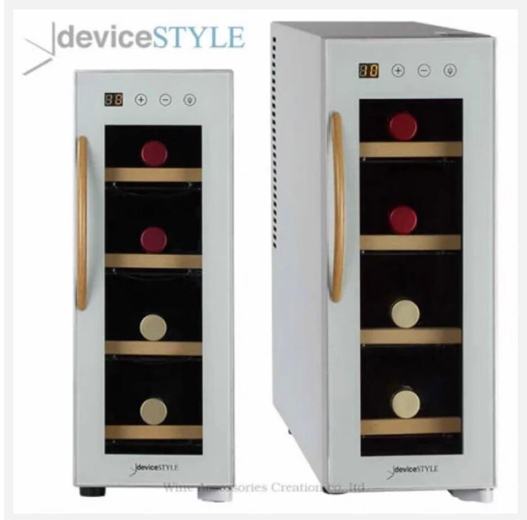 CE-4W-W(ホワイト) ペルチェ方式4本収納用ワインセラー