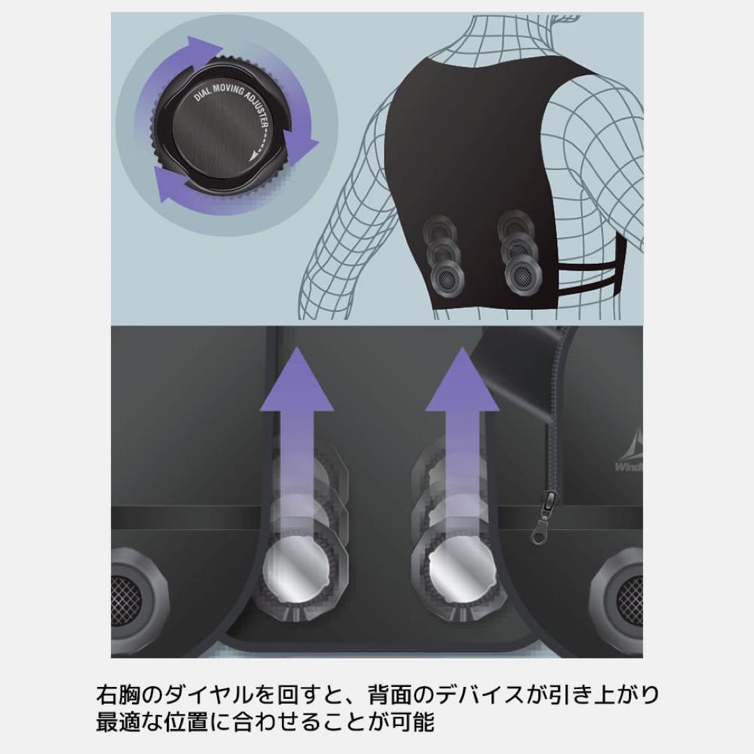 ワークマン　ウィンドコアアイス×ヒーターペルチェベストPRO2　794