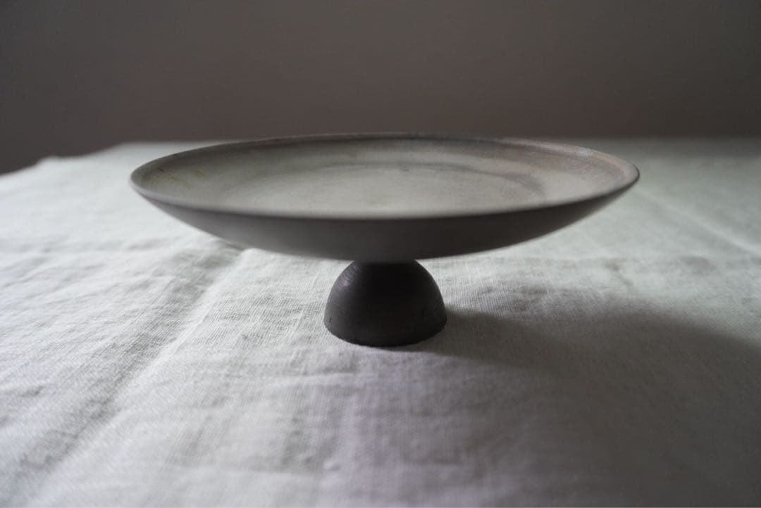 鮫島陽_ 舟Boat 13cm×5cm 脚付き皿　コンポート皿　小