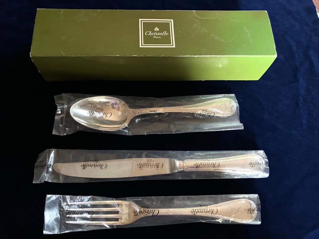 新品未使用　クリストフル　カトラリー　リュバン　特注品