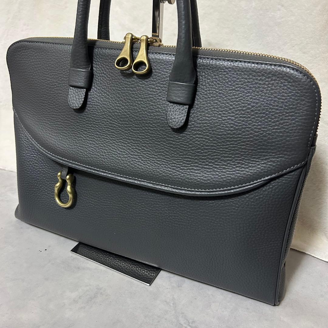 美品✨トフアンドロードストン ビジネスバッグ スモールブリーフ A4可 レザー
