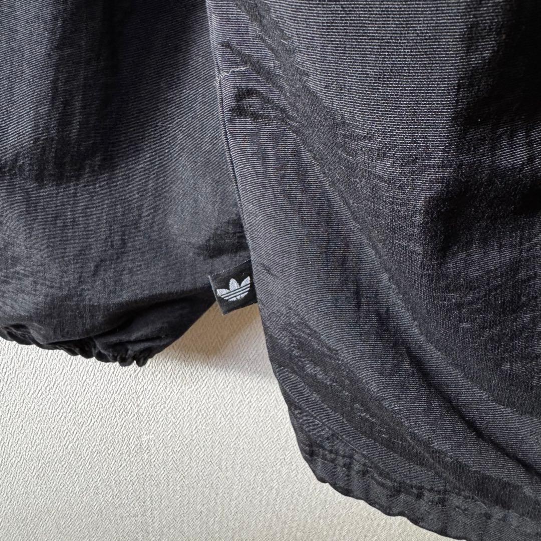 フ*カ様 希少 90s old adidas ワンポイント 刺繍 ナイロンジャケ