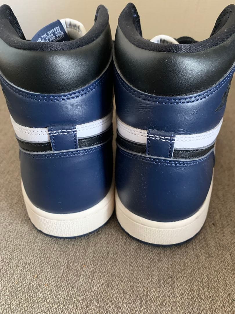 Nike Air Jordan 1 og ネイビー/ホワイト