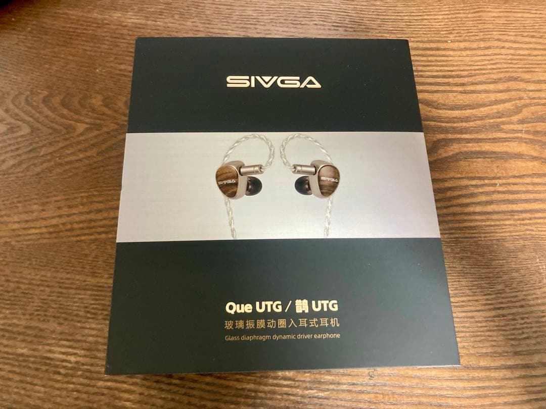【美品】SIVGA Que UTG 有線イヤホン