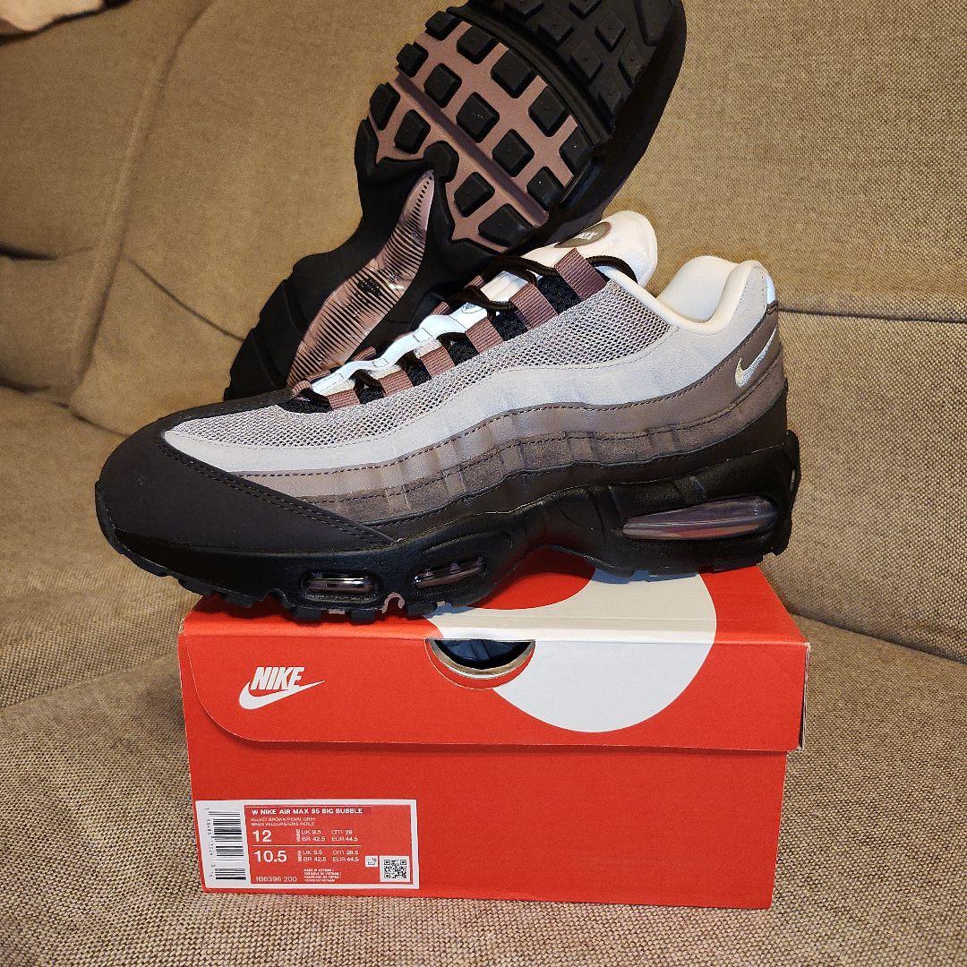 靴 NIKE AIR MAX 95 VELVET BROWN BIG BUBBLE