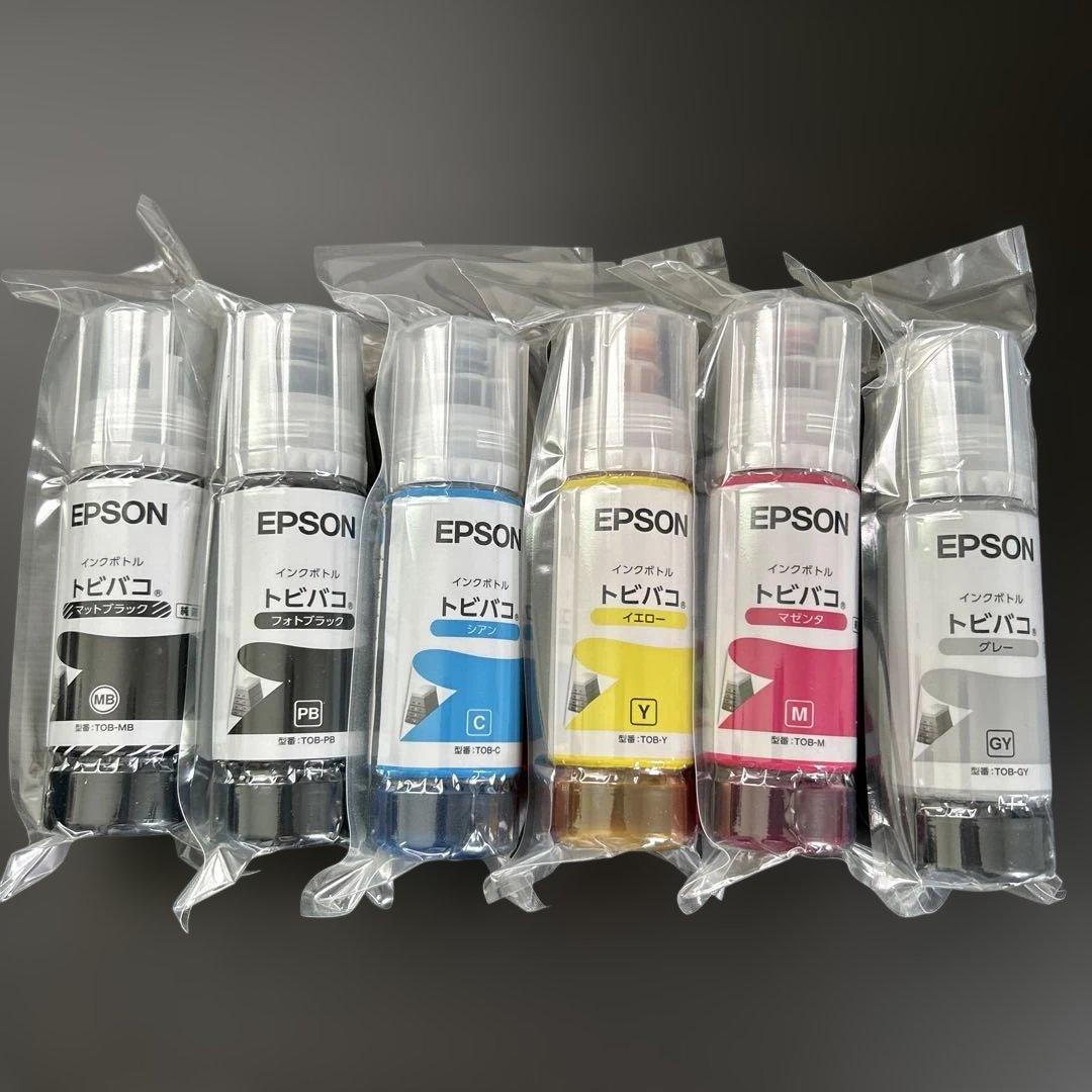 【値下げしました！】純正 エプソンプリンタインク　トビバコ　６色フルセット