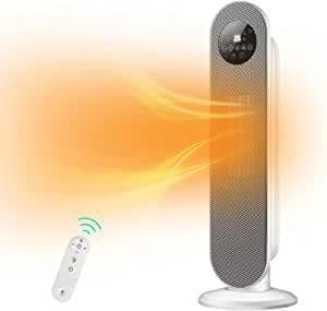 セラミックヒーター 大型 リモコン　電気ファンヒーター 省エネ　電気ストーブ