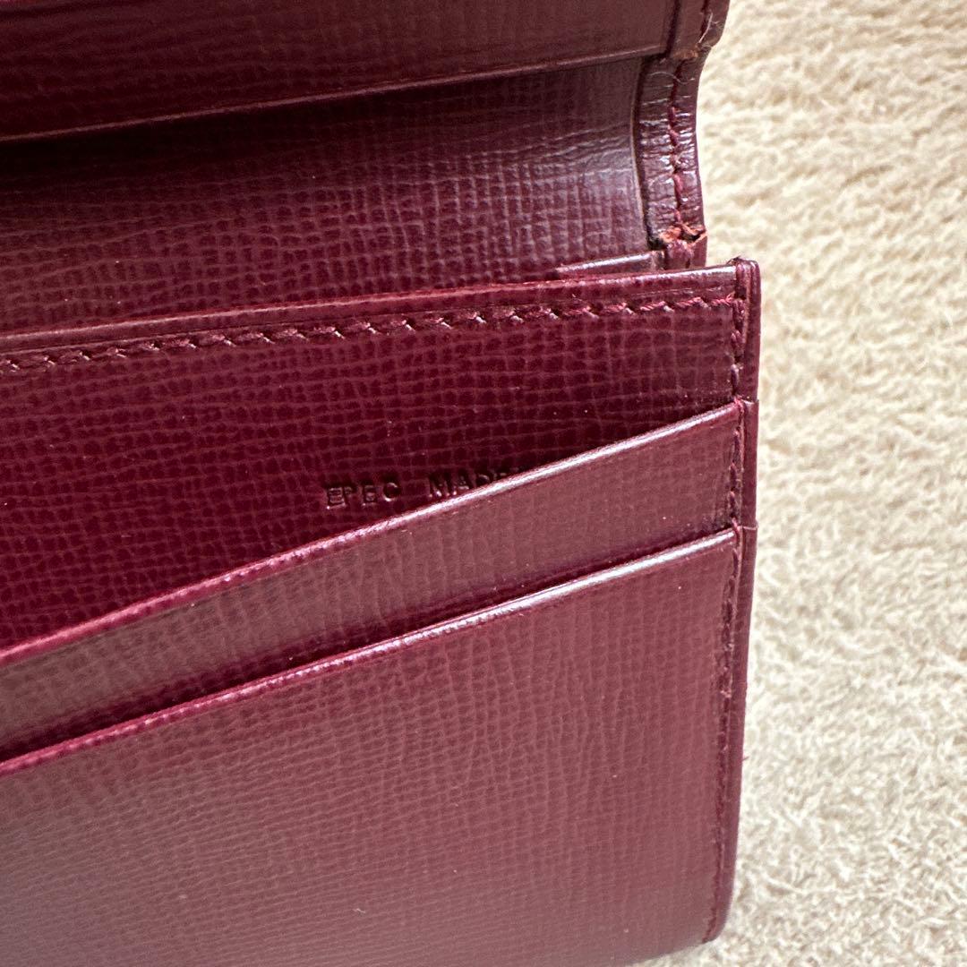 Cartier　カルティエ　名刺入れ　カードケース ボルドー