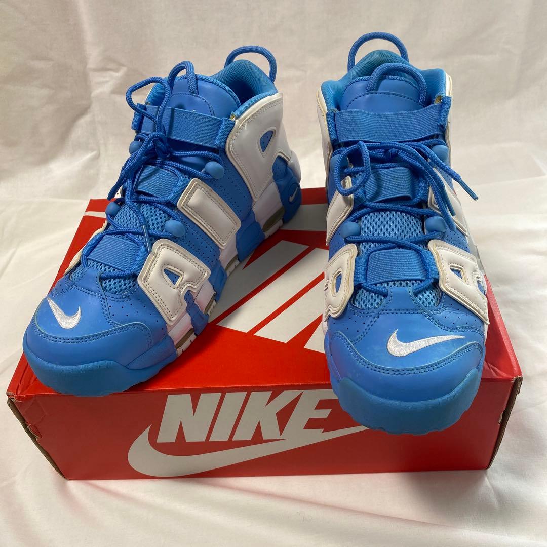 ナイキ エアモアアップテンポ96 ユニバーシティ ブルー/ホワイト 28.0cm