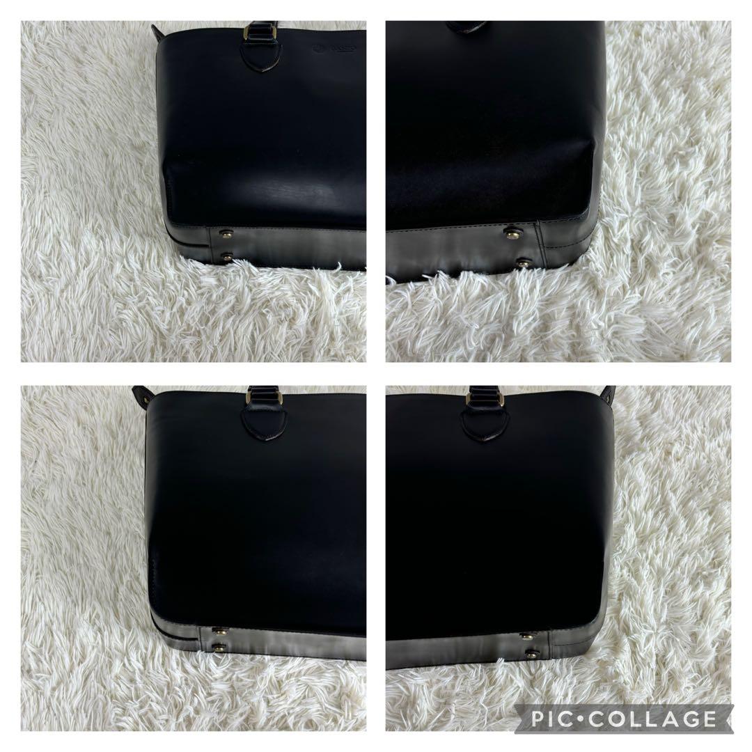 Ganzo ガンゾ BLIDRE ブライドルレザー　トートバック 黒