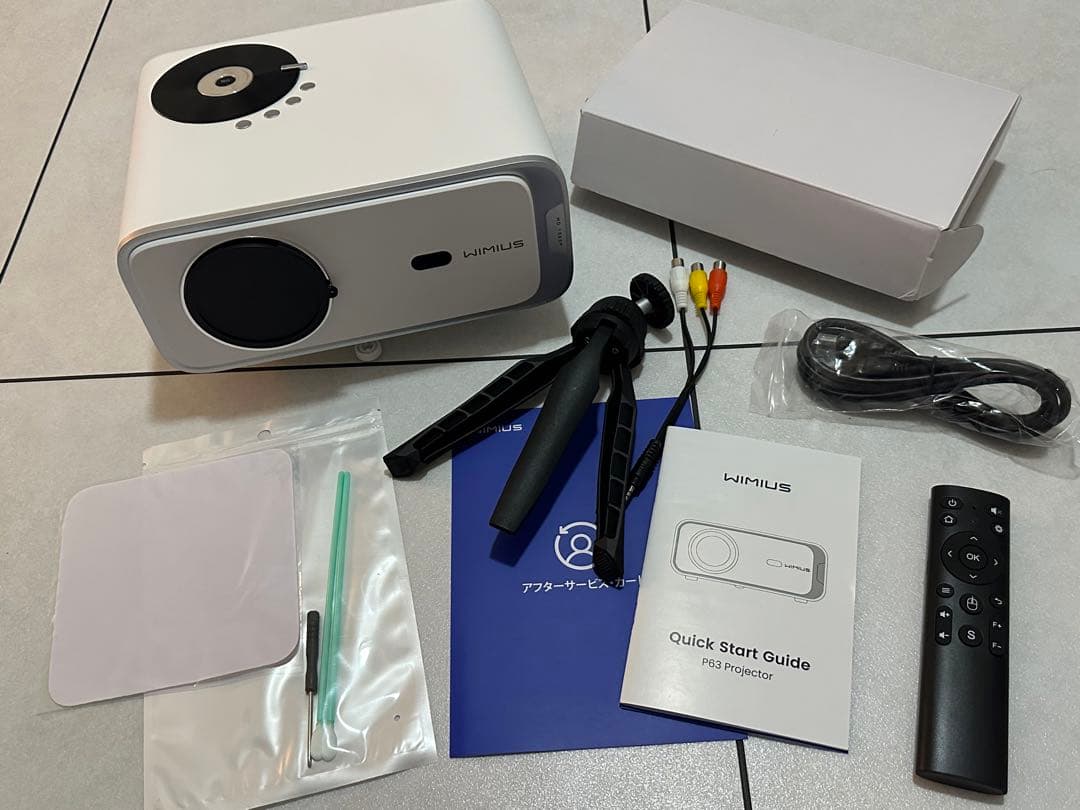 【美品】WiMius P63 プロジェクター