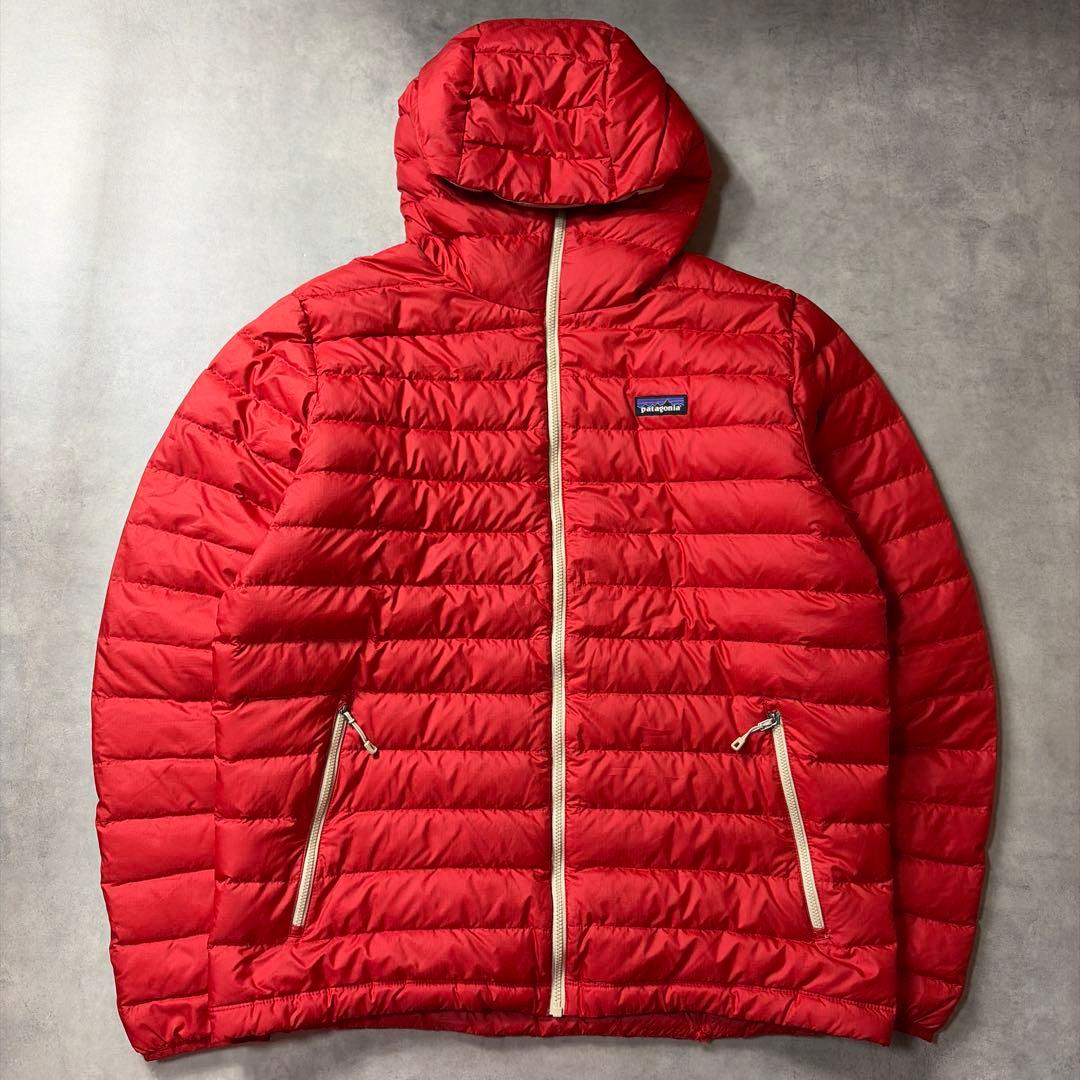 ジャケット・アウター 00s Patagonia Down sweater hoody red
