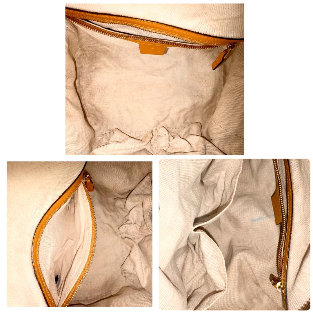 GUCCI グッチ　GGキャンバス　ボストンバッグ　２way　シェリーライン