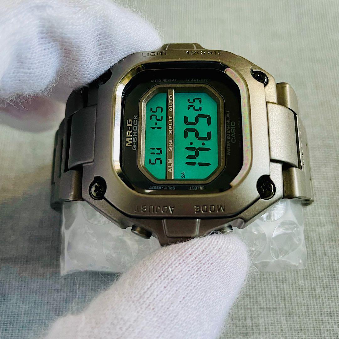 【新品電池／美品】カシオ G-SHOCK MRG-110TBN-2 ブルーノート