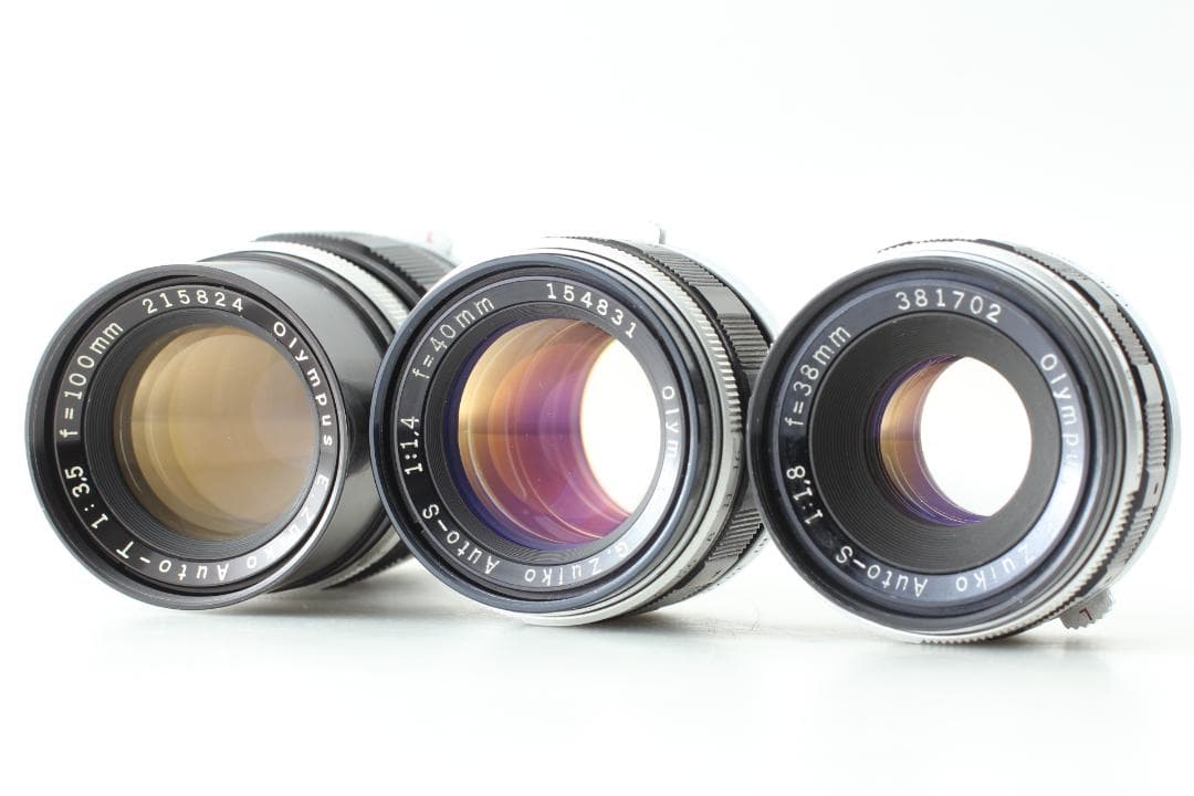 Olympus Pen FT フィルムカメラ レンズ3本セット