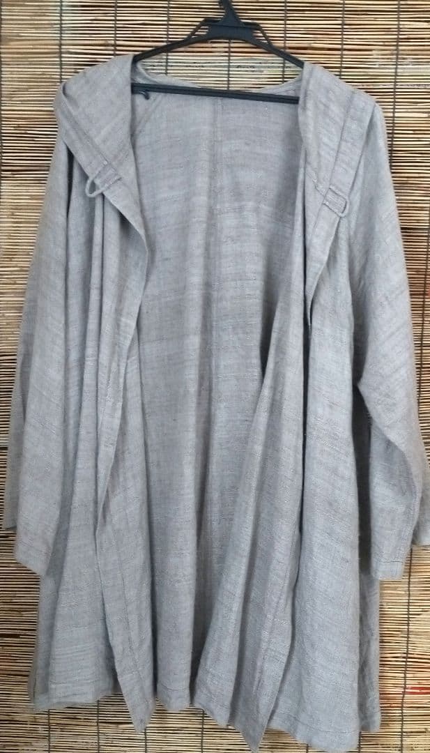 うさとの服　フード付きシルクジャケット