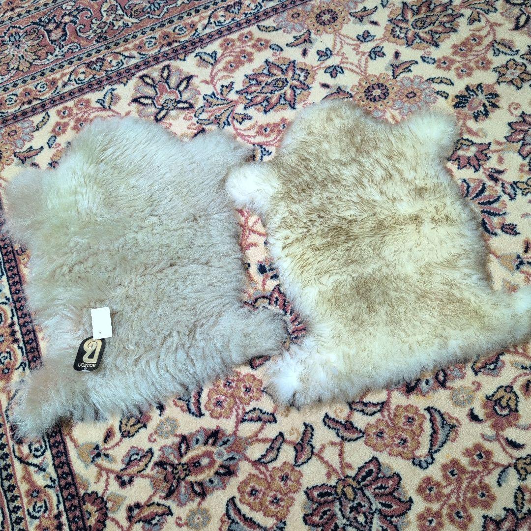 BOWRON　ボーロン　ムートンラグ　2枚セット　ミニサイズ