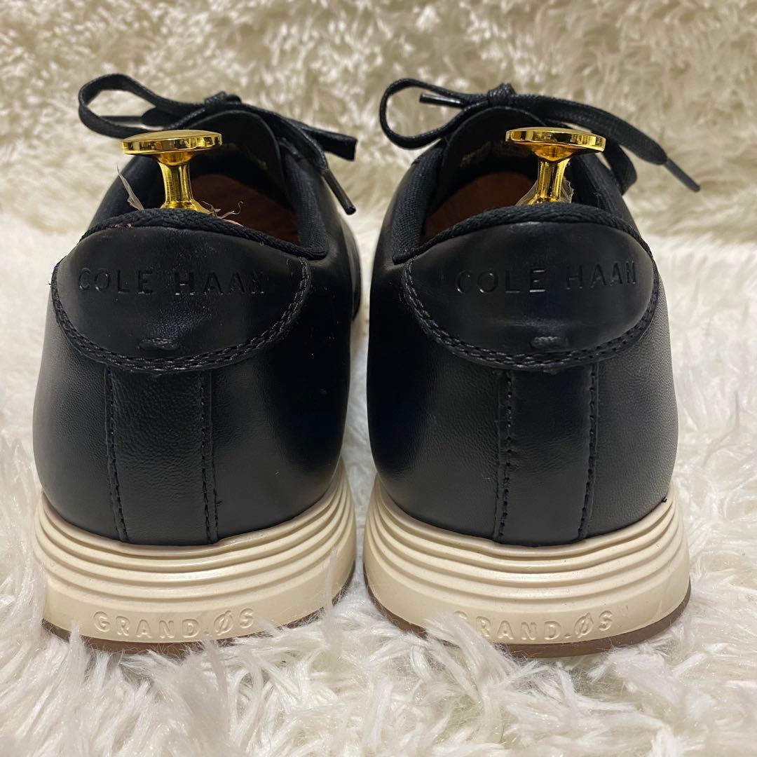 ✨定3.2万✨コールハーングランドクロスコートランナーmensレザースニーカー黒