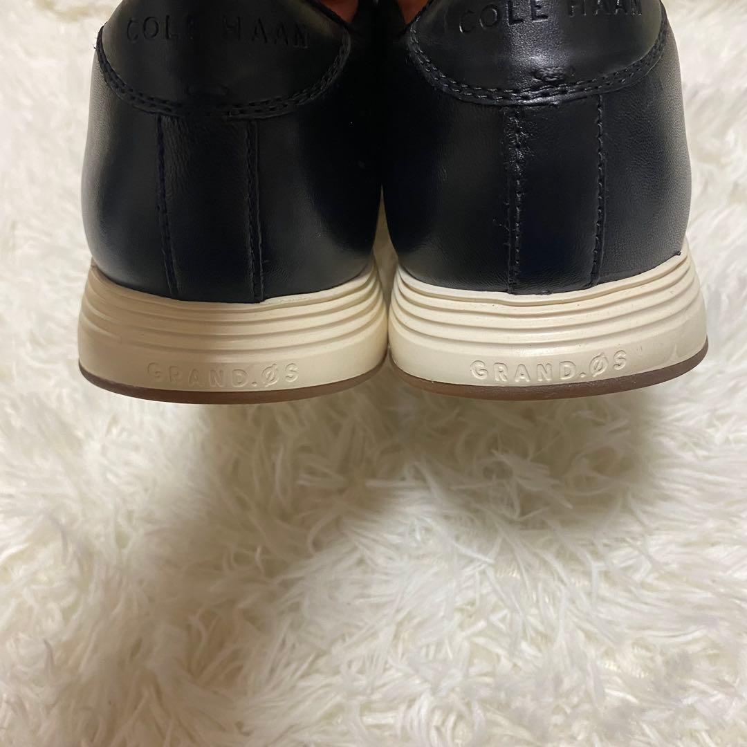 ✨定3.2万✨コールハーングランドクロスコートランナーmensレザースニーカー黒