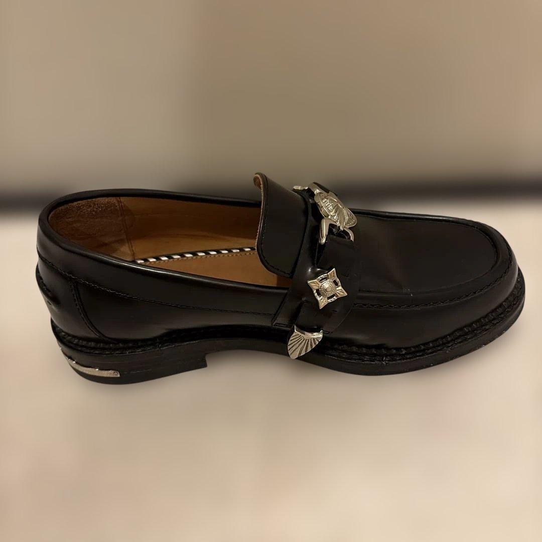 TOGA PULLA ブラックレザー ローファー