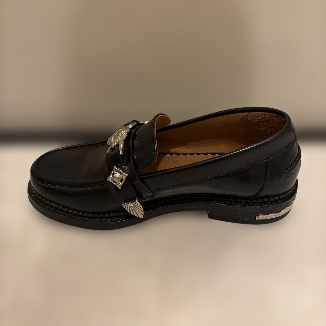 TOGA PULLA ブラックレザー ローファー