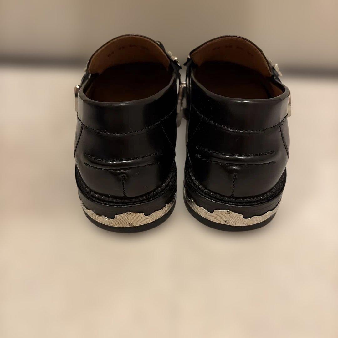 TOGA PULLA ブラックレザー ローファー