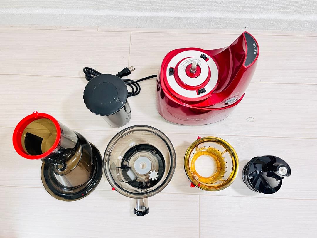 【未使用】クビンスホールスロージューサー JSG-641M フルセット