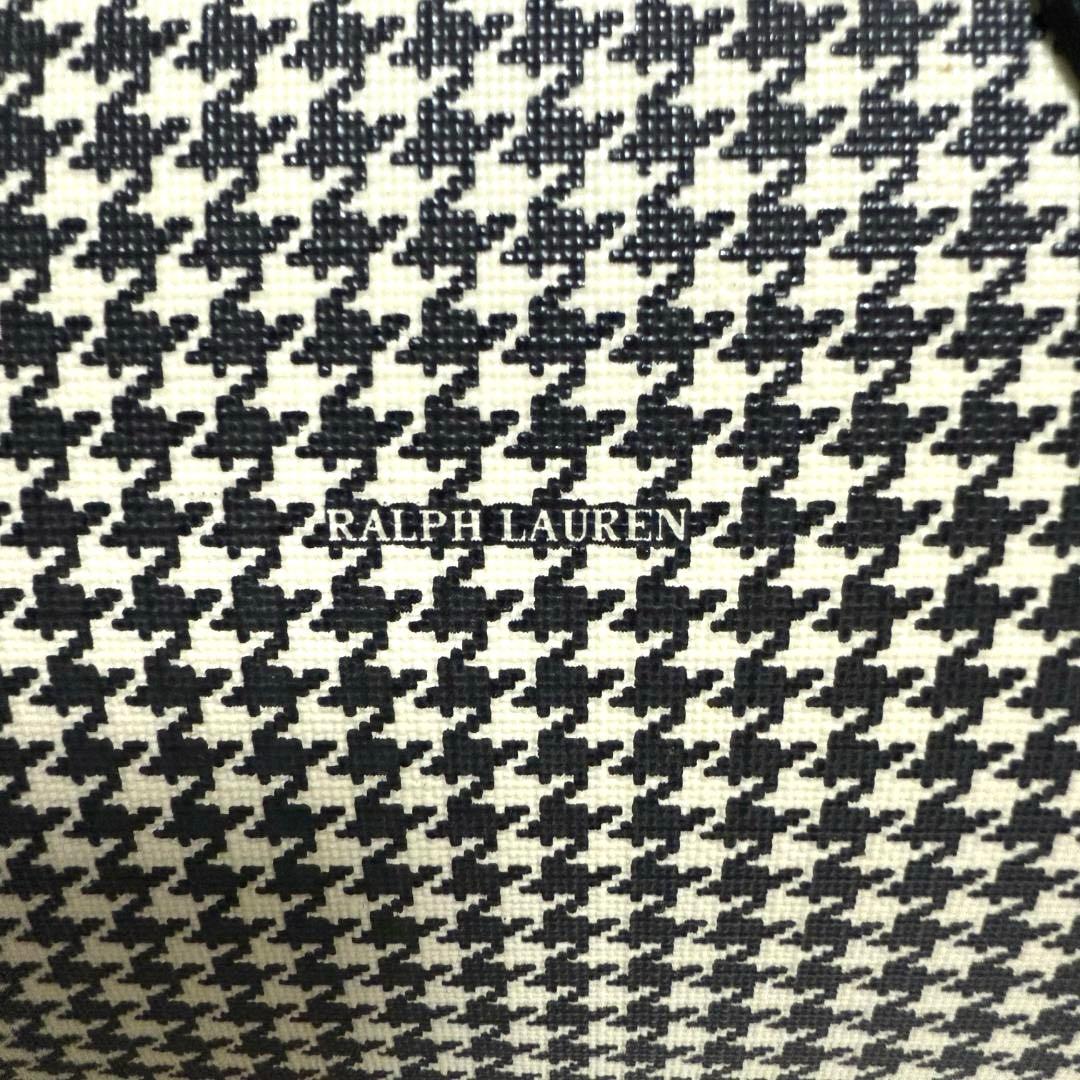 【美品⭐️】ラルフローレン 千鳥格子 2way ミニボストンバッグ 斜め掛け