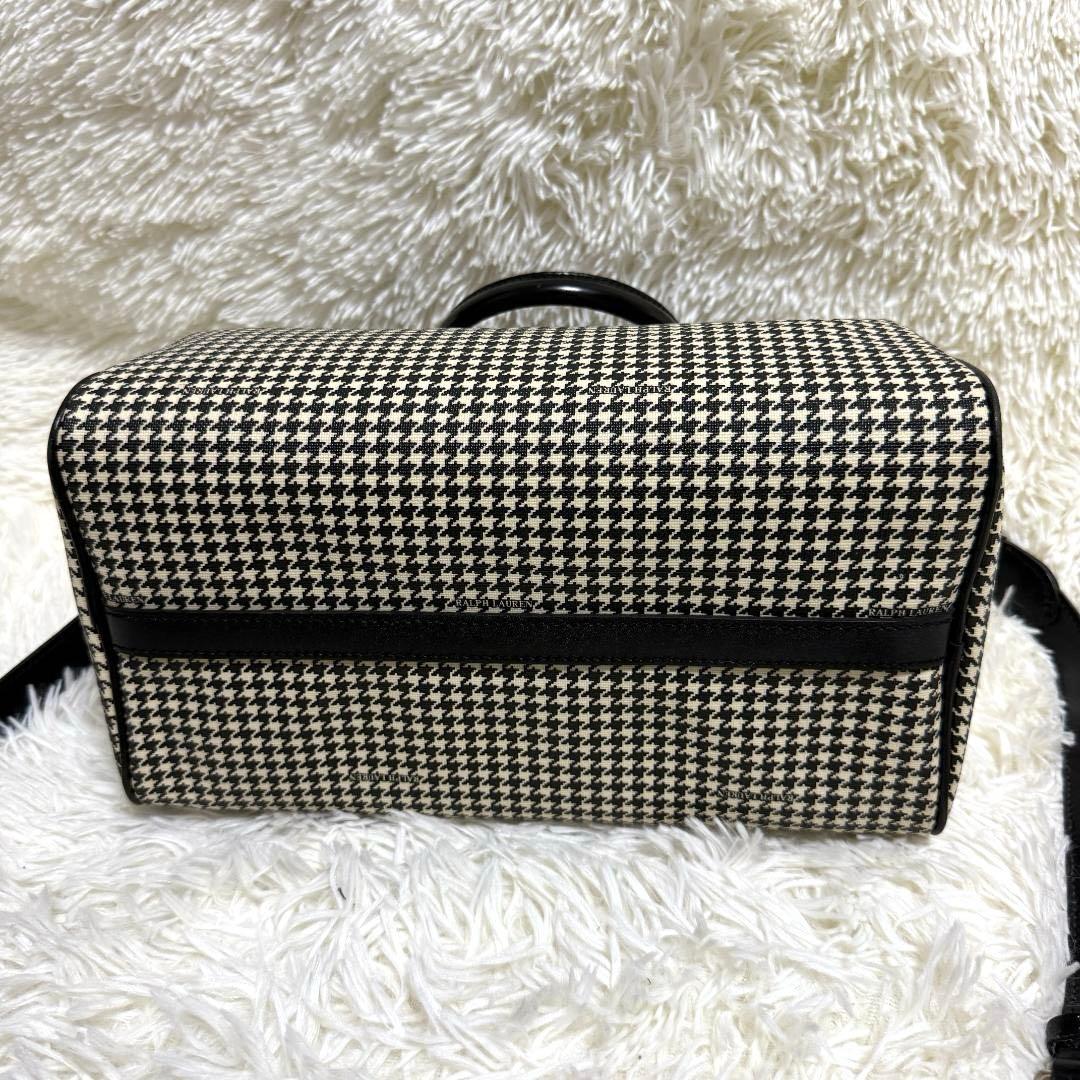 【美品⭐️】ラルフローレン 千鳥格子 2way ミニボストンバッグ 斜め掛け