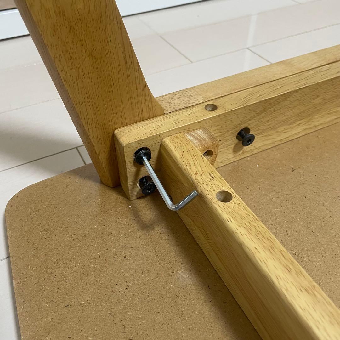 mugii様　天然木オーク材 北欧こたつテーブル 長方形(120×80)送料込