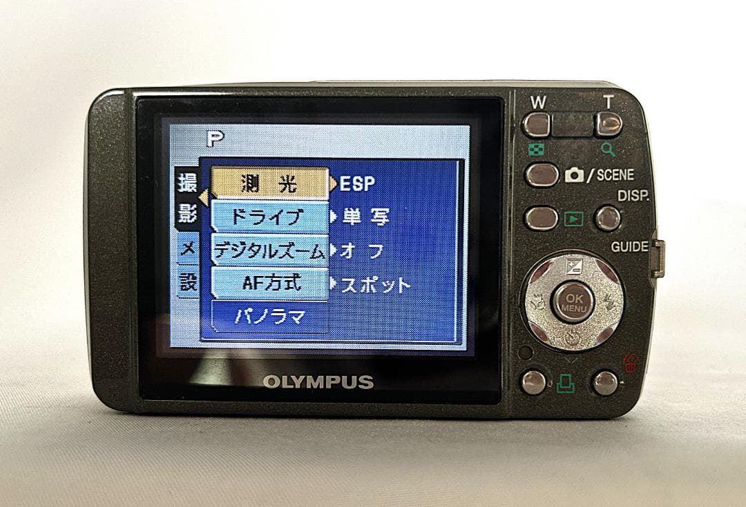 【極上美品】OLYMPUS μミュー600 動作確認済バッテリー新品 30004