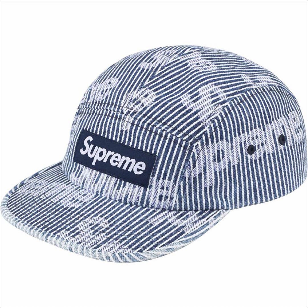 帽子 Supreme Denim Camp Cap Stripe