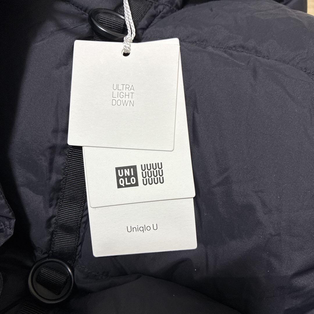 新品 ユニクロ ユー ウルトラライトダウンコート＋ XL 黒 収納袋付き