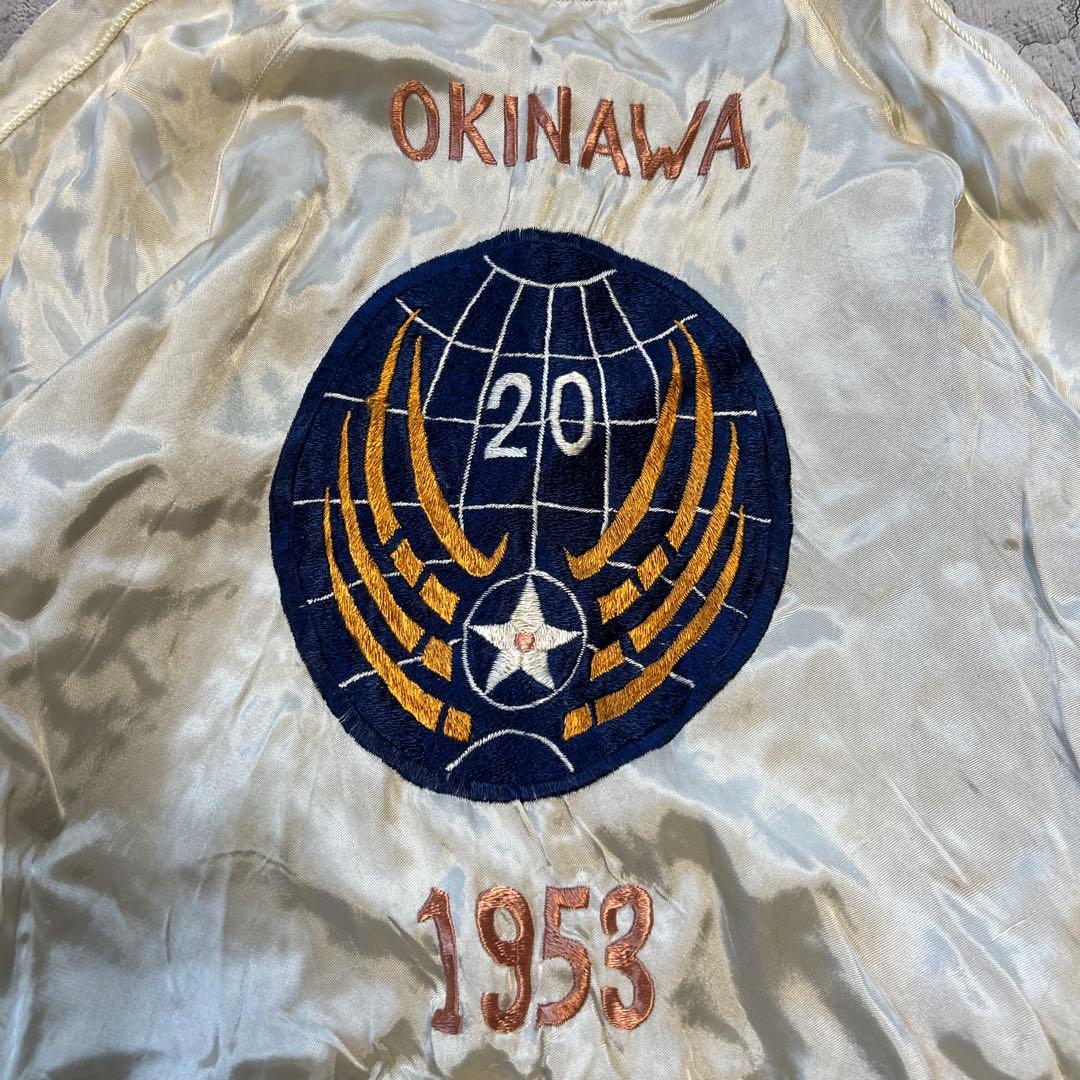 50s 復刻 WAREHOUSE 沖縄 スーベニア スカジャン 虎 鷹 サテン