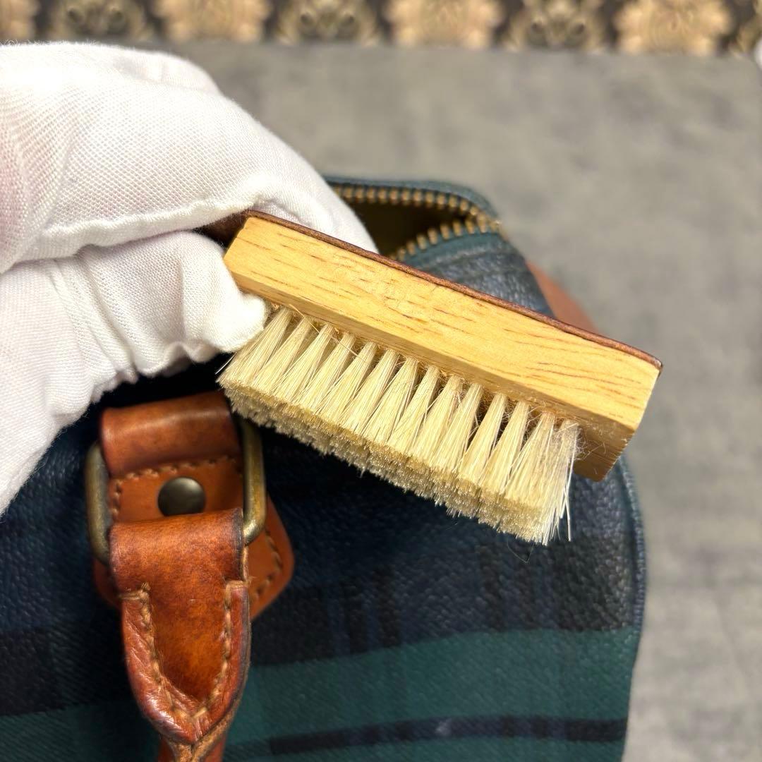 【美品】ラルフローレン ミニボストンバッグ ビンテージ PVC 付属品有