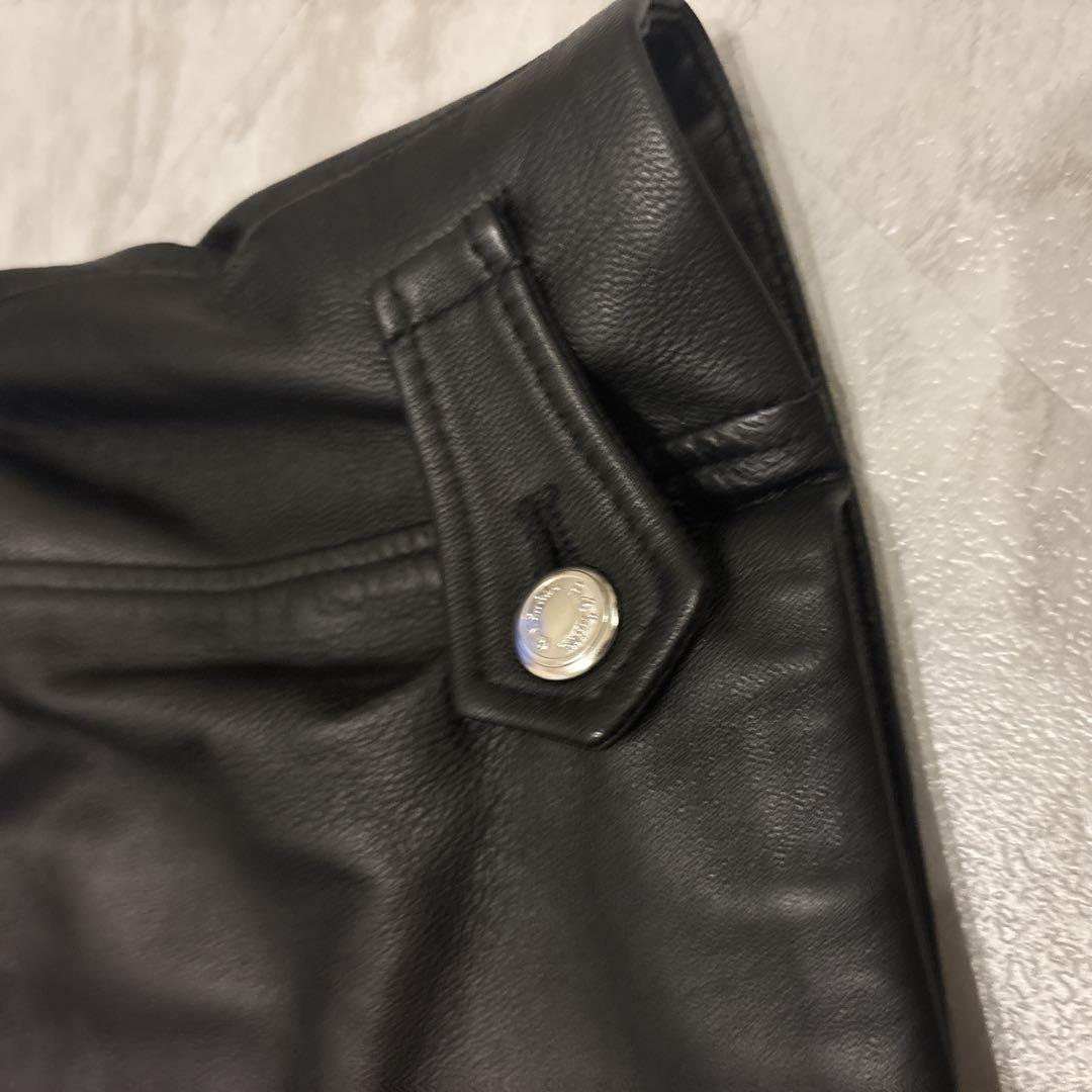 美品 PaulSmith ポールスミス レザー ライダースジャケット 羊革