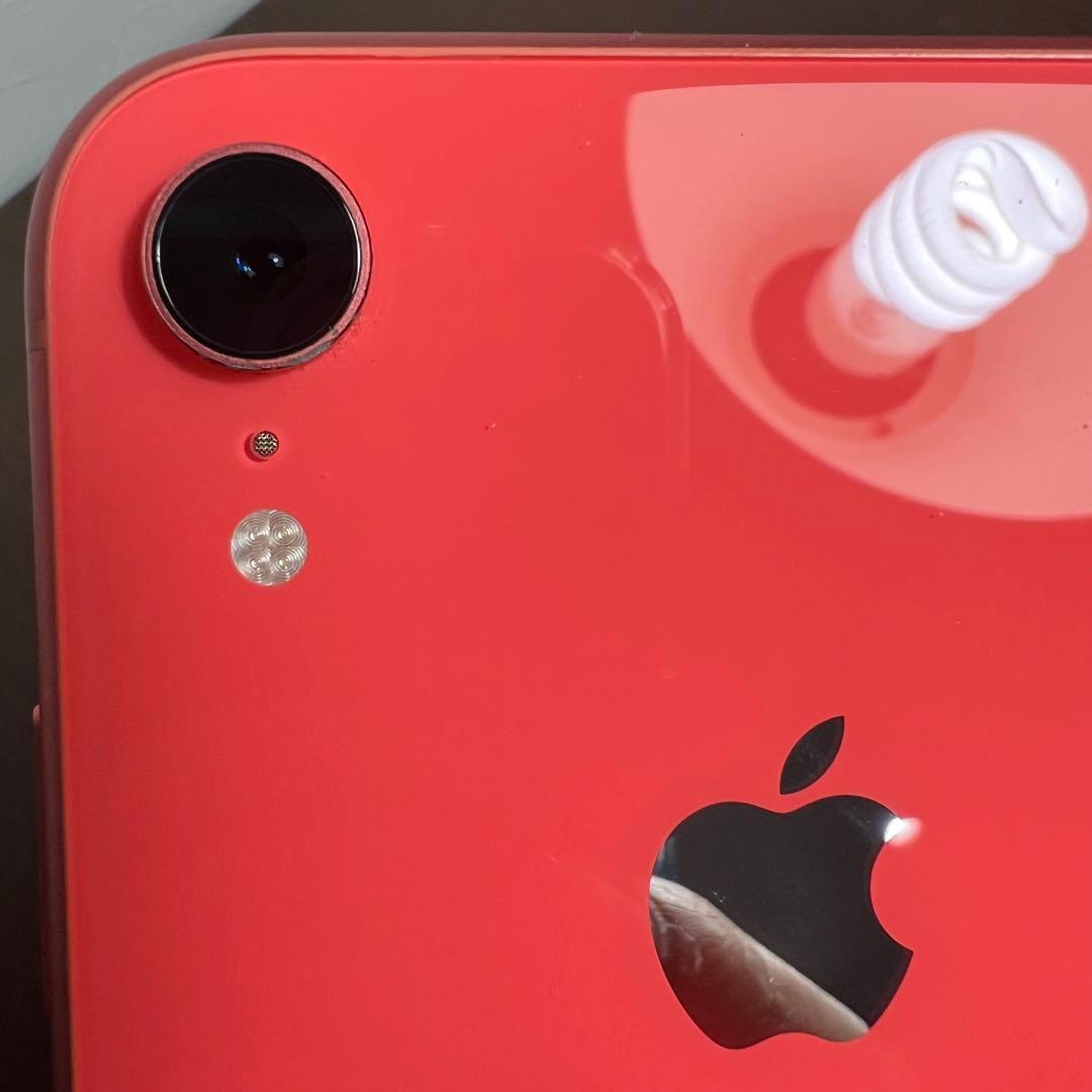 美品☆iPhoneXR 64GB コーラル　SIMフリー バッテリー76%